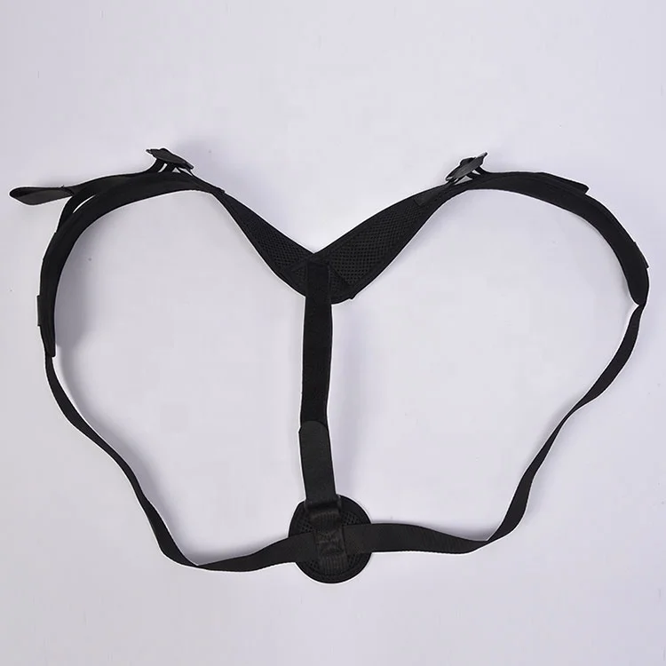 

best posture corrector round shoulders brace for women, Black