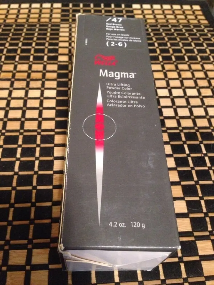 Wella Magma Ultra Profesional Lifting Powder Color 4.2 Oz 120g /47 for Use on Levels 2-6