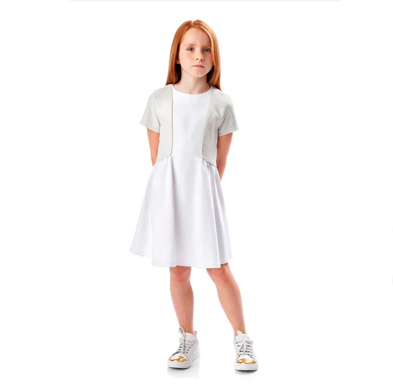 2018 New Summer Kids Satin Clothes Girl Dress - Buy Kids Dress,Kids ...