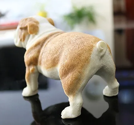 resin bulldog figurine