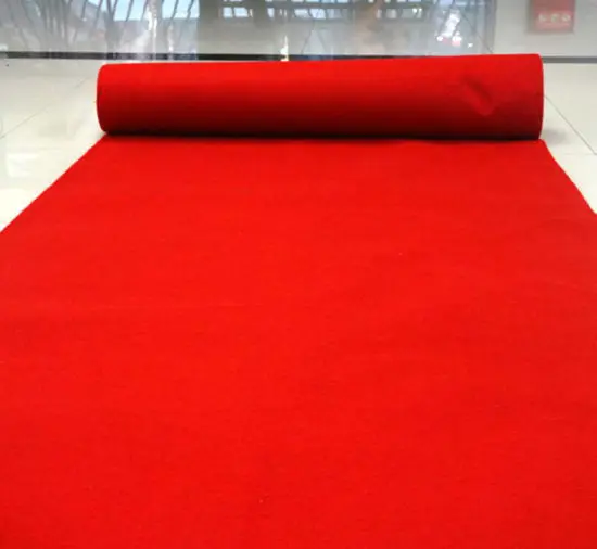 red commercial carpet