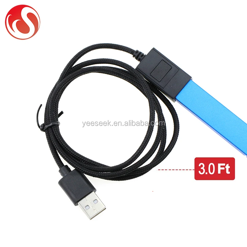 

YeeSeek Durable Battery USB Charger for JUUL Cable, Black