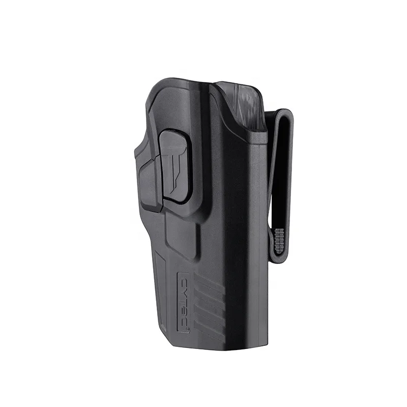

Cytac R-defender Plastic Holster for Springfield HellCat for Police Shooting Use Level-2 Protection, Black
