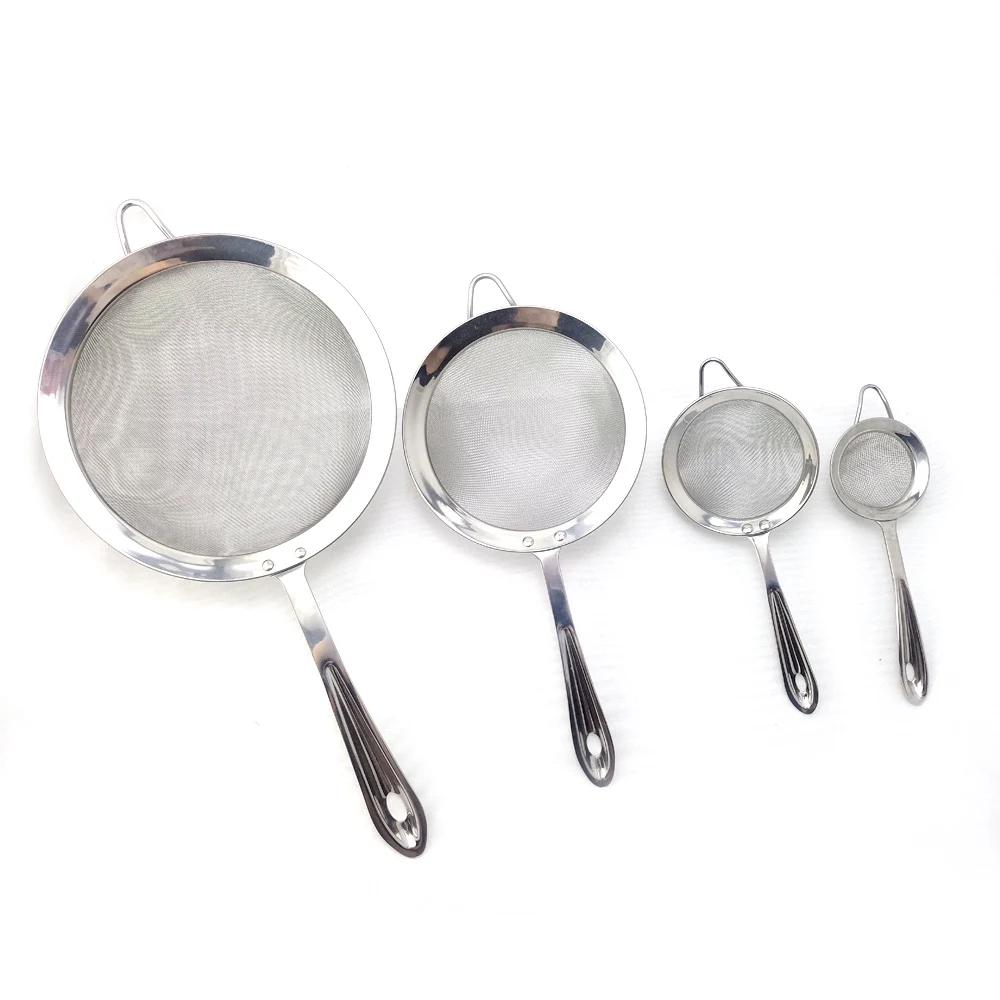 

Micron Mesh stainless steel strainer, Silver