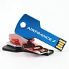 Promotional Gift USB Factory Price Key USB Flash Drive Custom Logo Print Metal YUQI brand USB Flash Drive Key Shape
