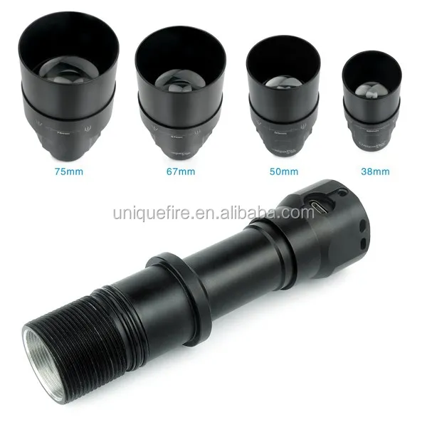 UniqueFire 1605 50mm CREE XM-L2 10W long range hunting led torch flashlight