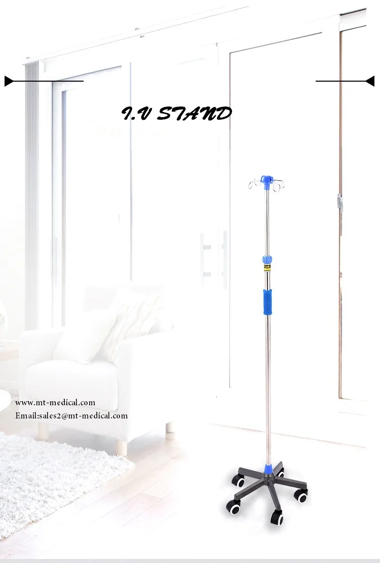 IV Poles Medical Saline Stands Roll Stand