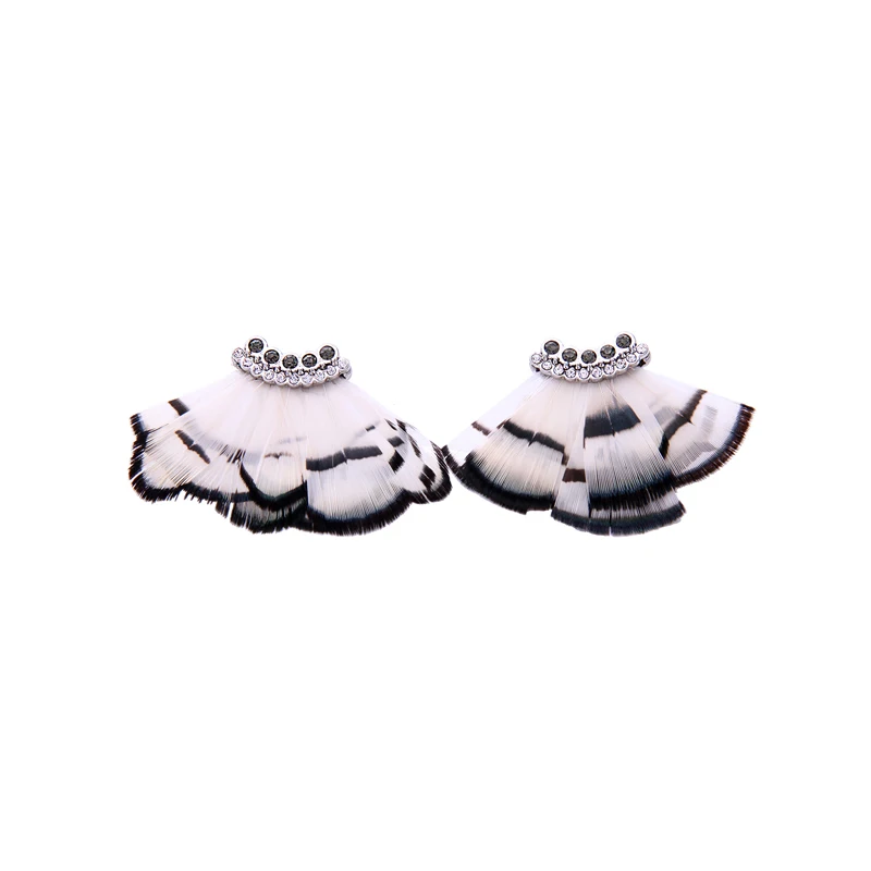 

ed00538c Online Store Fashion Earrings, Wholesale White Feather Earrings Jewelry, N/a