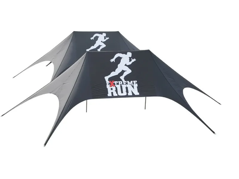 Custom Printed Red Bull Star Tent/ Widely Used Star Shade Tents For