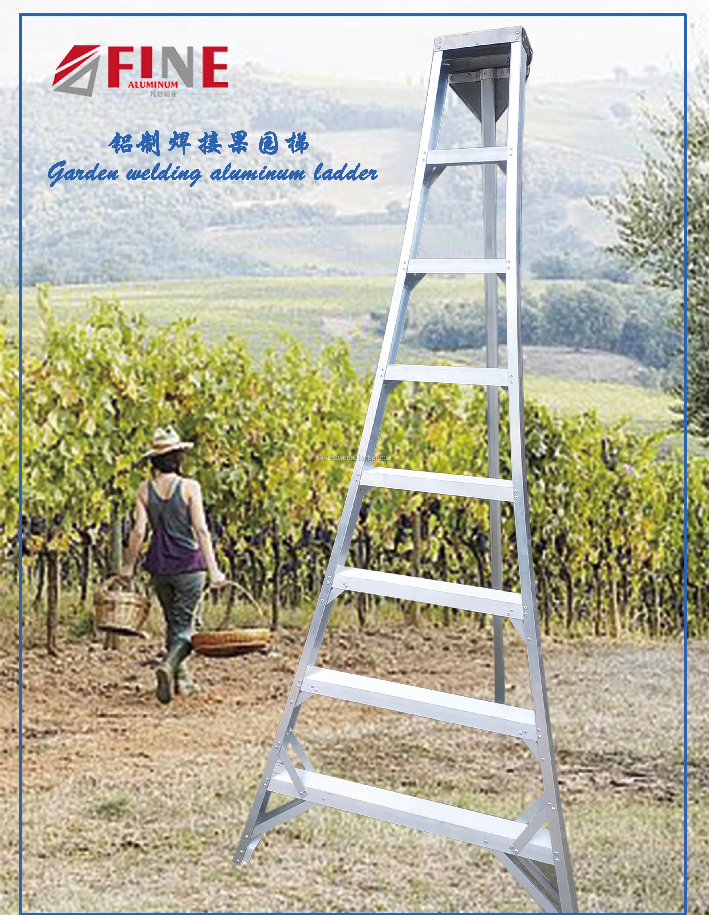 Orchard Ladders Aluminium Tripod Safety Ladder Designed For Fruit