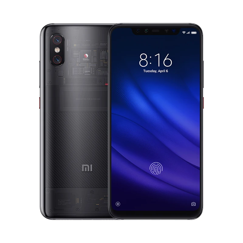 

International version Original xiaomi Mi 8 PRO cellphone 8GB 128GB 6.21 Inch 845 Transparent Titan MI 8 PRO, N/a