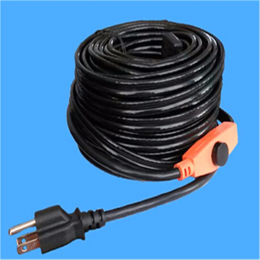 Electrical Heating Cable Antifreezing Cable For Water Pvc Pipe Heat Cable Pipe Defrost Heaters