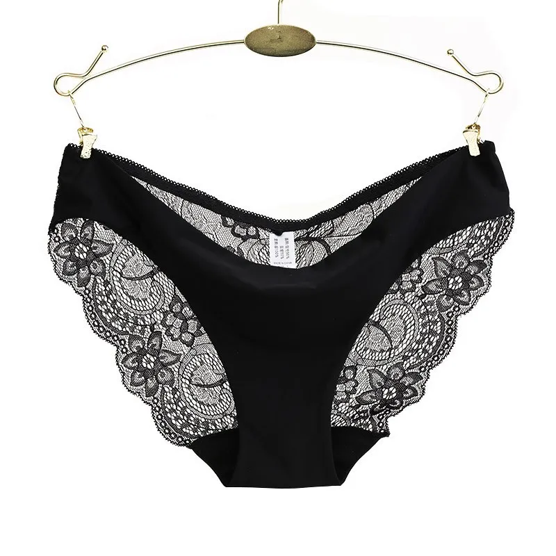 Women's Invisible Seamless Bikini Underwear Half Back Coverage Panties