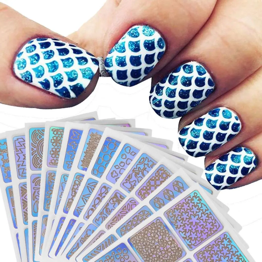 Buy Fifishow 11 Sheets Nail Stickers Nails Sticker Tips Tip Decal