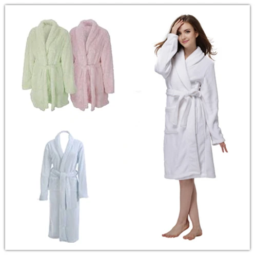 Organic Cotton L//XL Size Terry Towelling Bath Robe 550 gsm Unisex Natural Brown