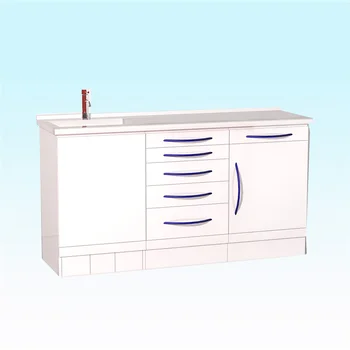 Stainless Steel Dental Lab Furniture Cabinet With Water Sink And