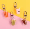 Ins new homemade food pendant pearl milk tea drink soda airpods protective cover hand bag bag pendant