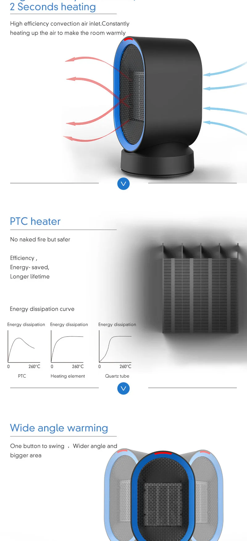 Direct Factory Price Good Quality Structure Solar Fan Heater Rotating Heater Room Heater Blower Buy Solar Fan Heater Rotating Heater Room Heater