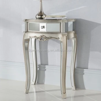 mirrored lamp table