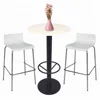 Sold Greatly Affordable Ornamental Bar Table With Black Colored Wrought Iron Leg