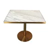 Moontree MDT-1219 Hotel Restaurant Furniture Square Marble Top Dining Table