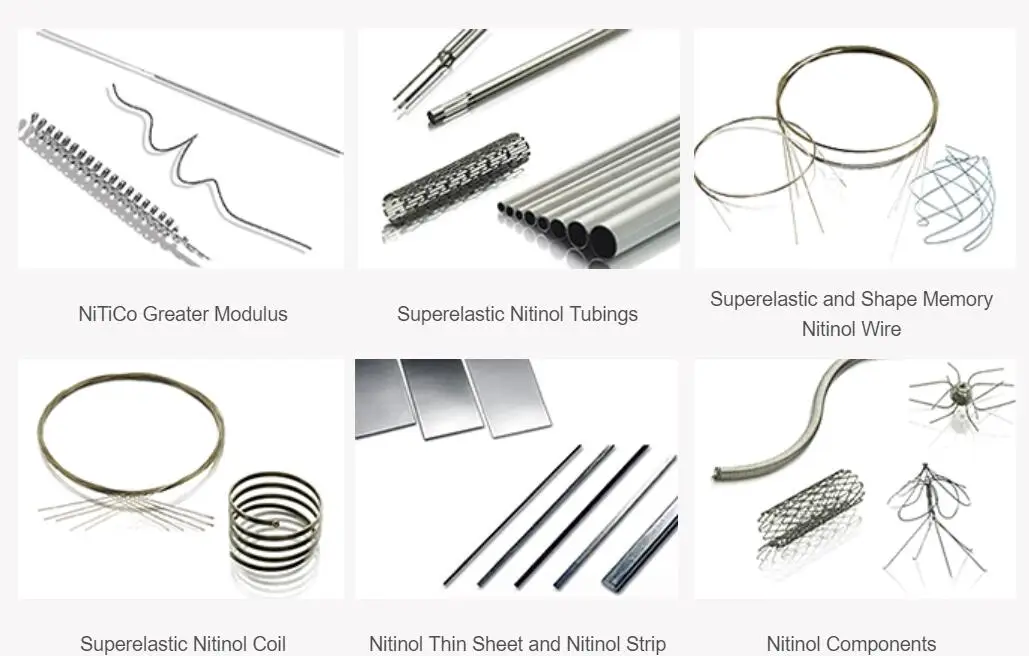 flexible metal superelastic nitinol tubing