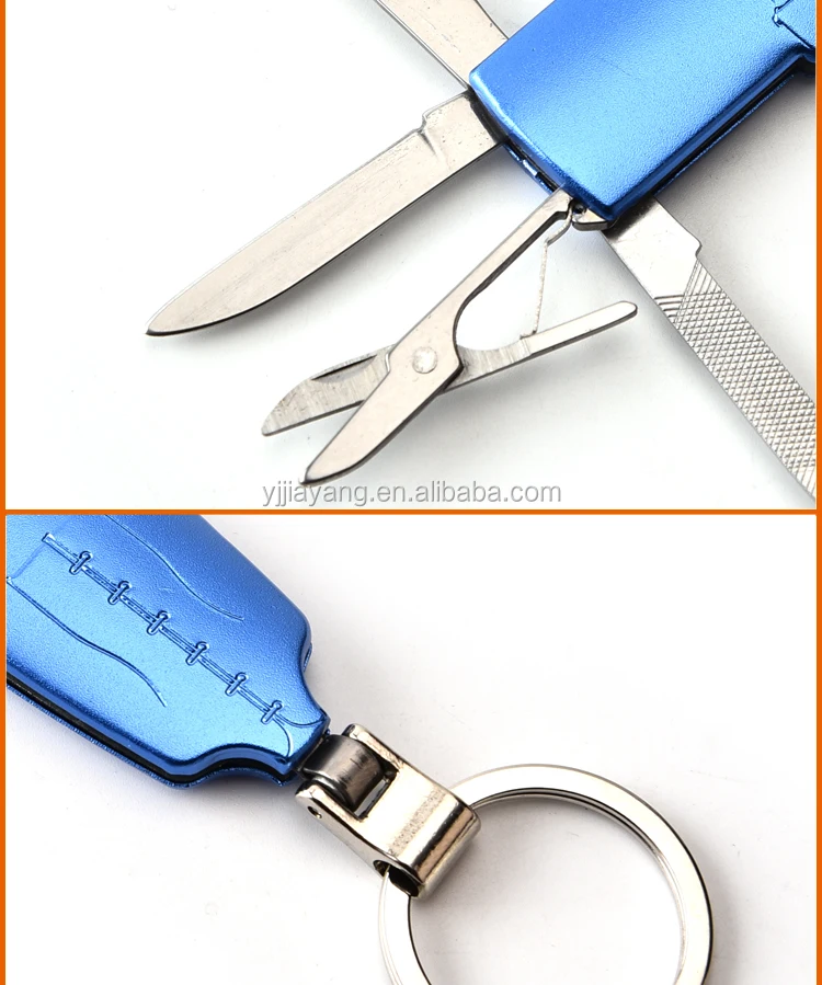 keychain knife in chinese tunic suit shaped