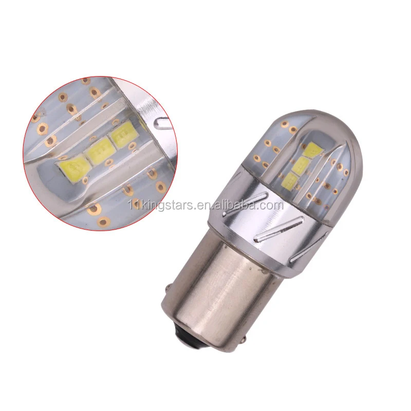 

Yosovlamp High quality 1156 1157 3030 6SMD 18W Auto DRL Car LED Turn Signal Brake Light Rear Reverse Light, White