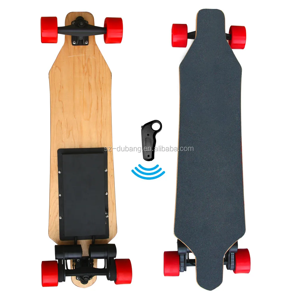 wholesale price daul brushless motor power skateboard with canadian maple deck