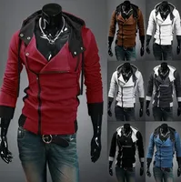 

Custom Design Side Zipper Patchwork Hoodies Men Casual Clothing Hoodies