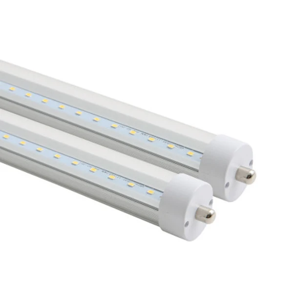 ETL DLC Listed 110V AC 4ft 2400mm 8ft single pin Fa8 Led Tube Light 18w 20w 60w