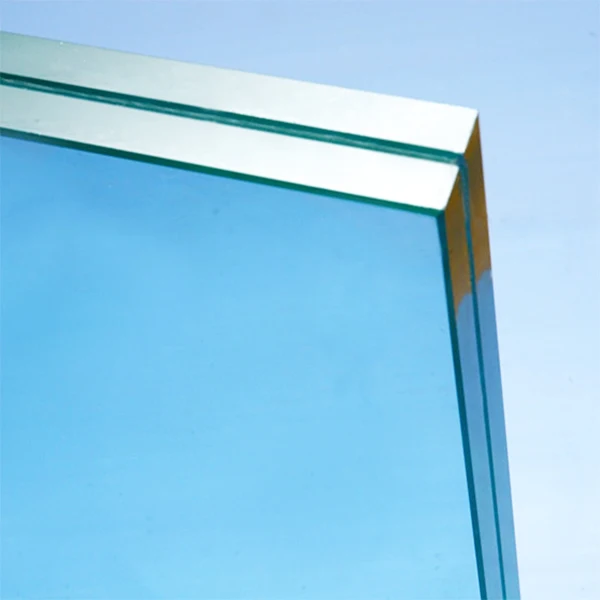 Tempered 1 inch thick laminated glass with high safety