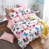 Prestige Linens 300 Thread Count 100 percent cotton butterfly 4pcs King printed sheet and pillowcase set