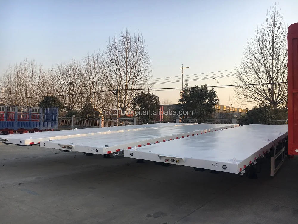 20ft 40ft Customized New Used Flatbed Transport Container Flat Bed Semi Trailer For Sale Buy 1348