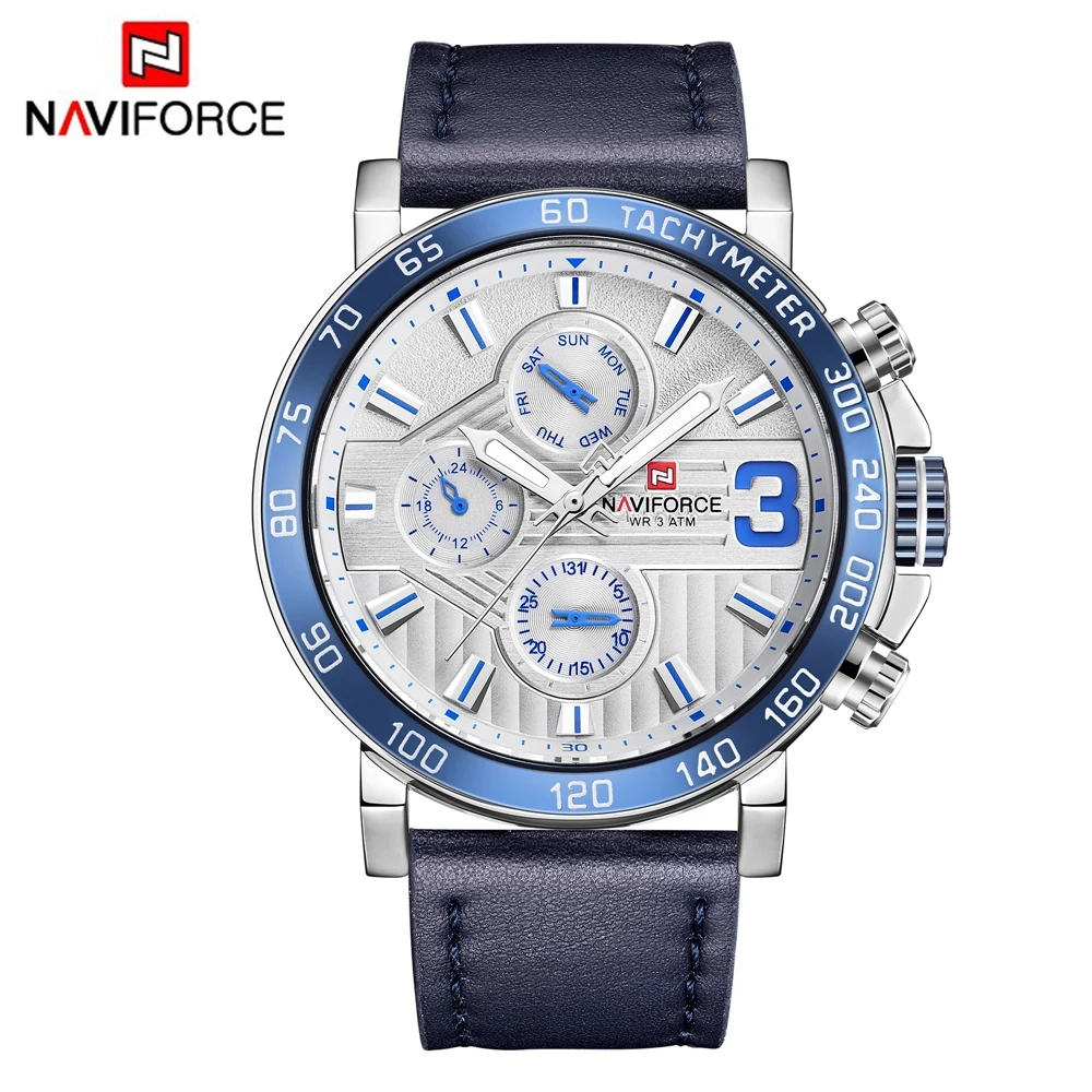 

NAVIFORCE 9137 Mens Quartz Wrist Watches, 5 colors