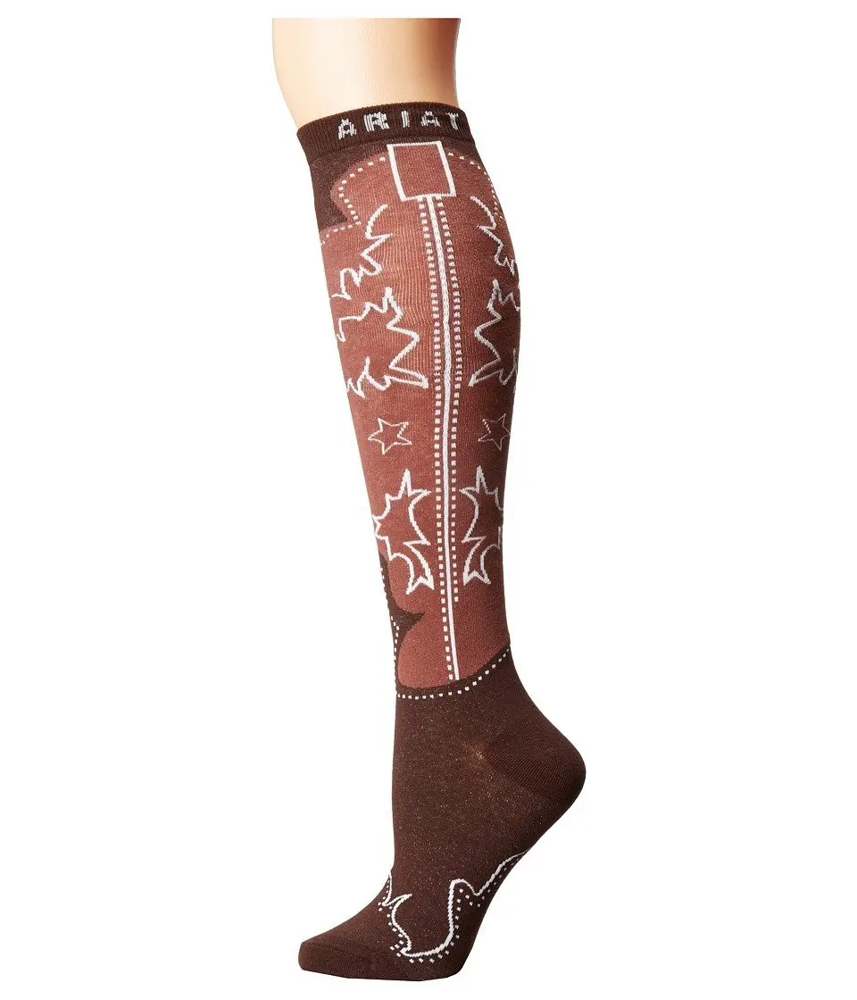 womens brown boot socks