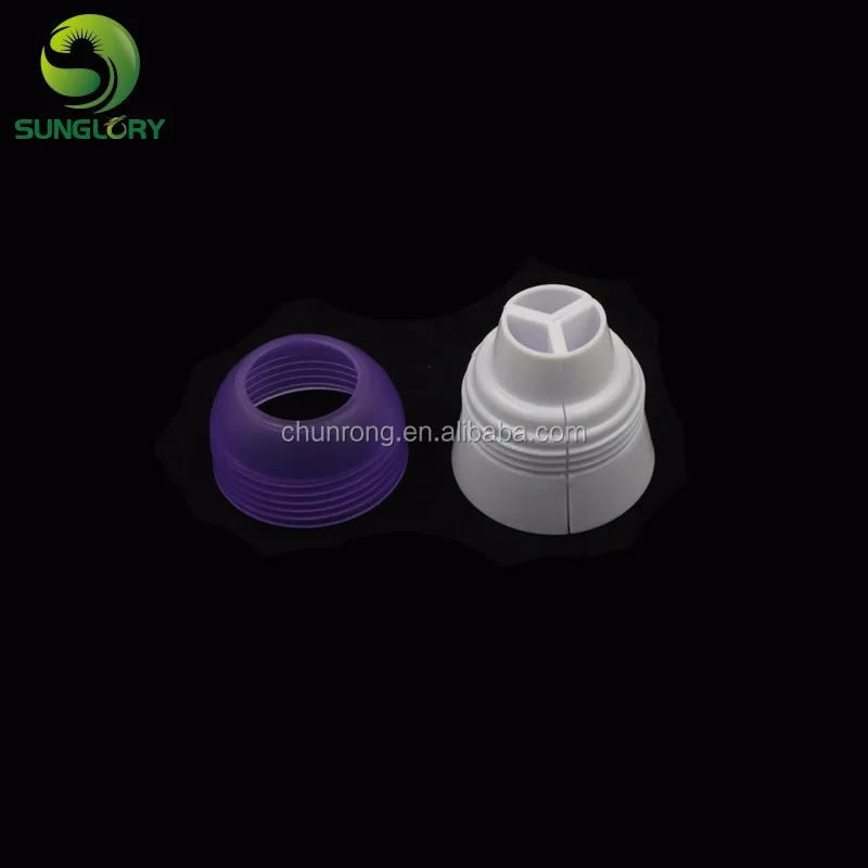 Cupcake Tricolor Coupler Icing Cream Pastry Converter Tip Nozzles