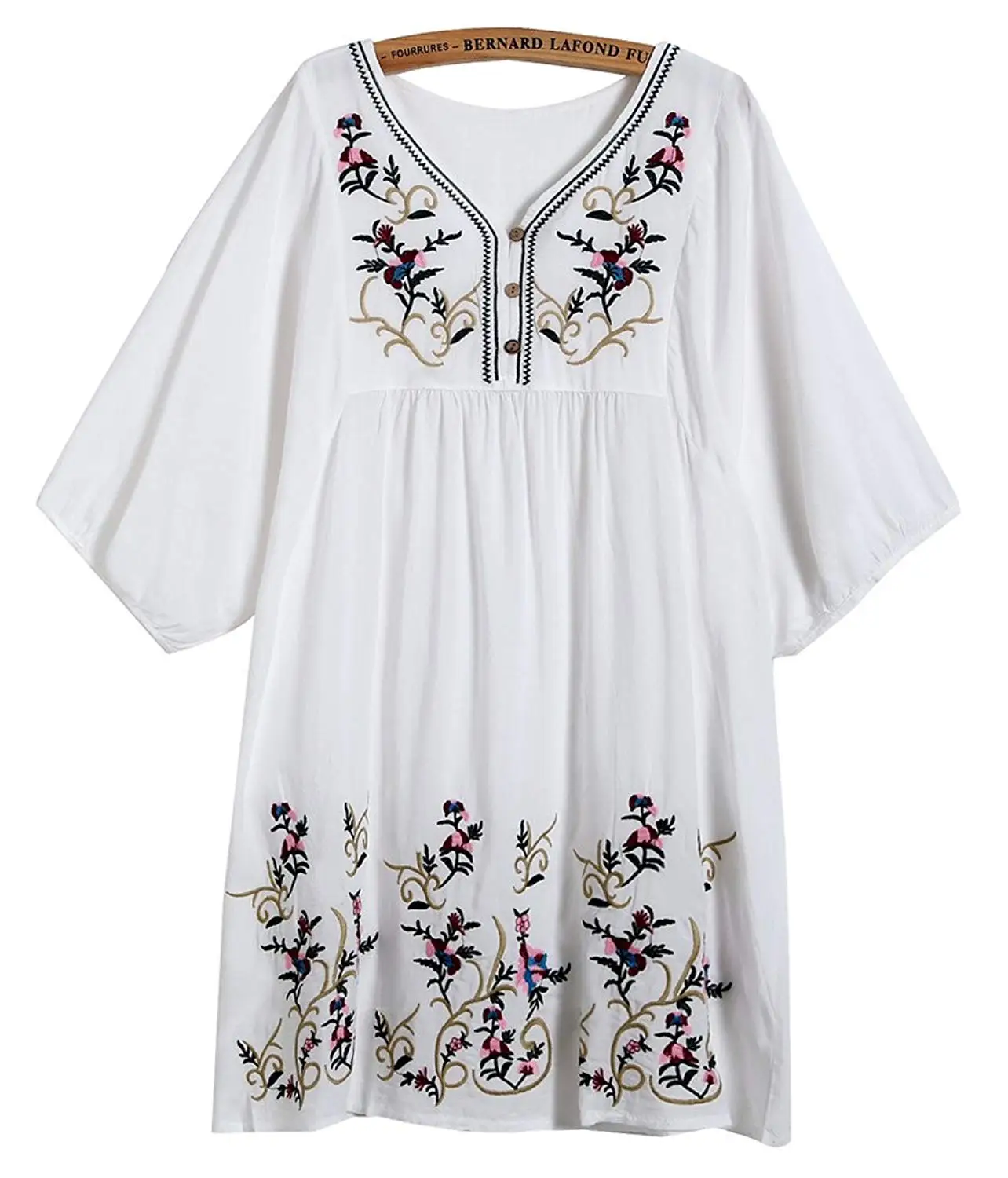 Mexican Blouses And Dresses Find Kafeimali Women S T Shirt Tunic Dresses Mexican Embroidered Peasant Tops Blouses