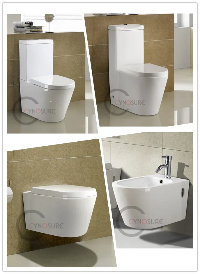 Sanitary Toilet Sets With 20 Years Warranty,Wall Hung Or Floor Mounted