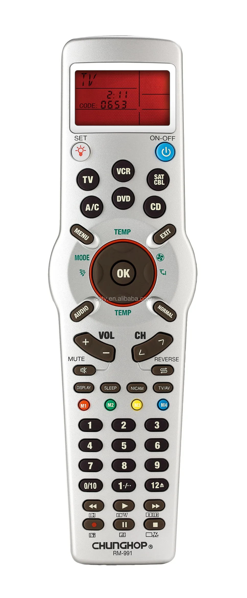 Dt-q-x33e Um Para Todos Os Códigos Controle Remoto Universal Tv Usado