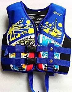Rayma Cute Cartoon Infant Buoyant Life Jacket Swimwear Folding Life Vest For Children/’s Water Sports /& Games Equipment as a buoyant-aid-tool Cute Whale Pattern Colour Blue Small