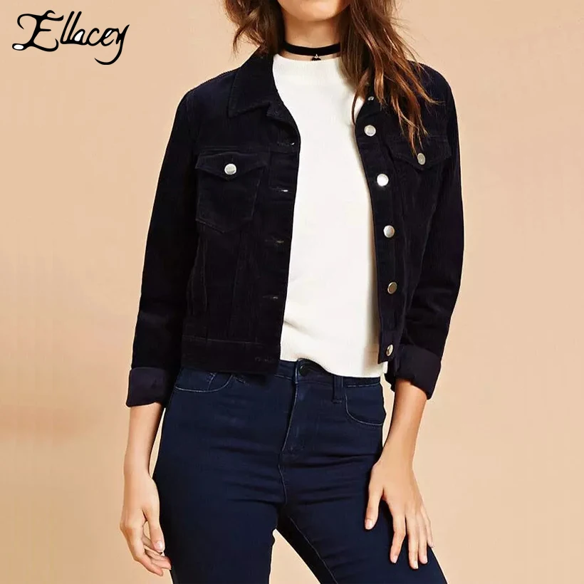 Online Buy Wholesale womens corduroy jacket from China