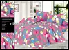 100% polyester pure and fresh feeling bedding set, nantong home textile