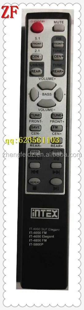 intex 5.1 home theater 4000w remote