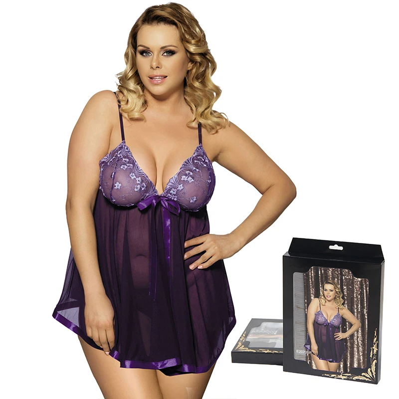 

Wholesale transparent lingerie women plus size babydoll