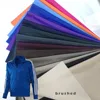 purple color tracksuit fabric super poly school uniform polyester velvet fabric