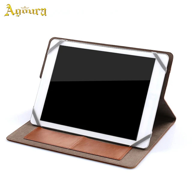 

Cork real leather protective case for iPad in stock, Brown