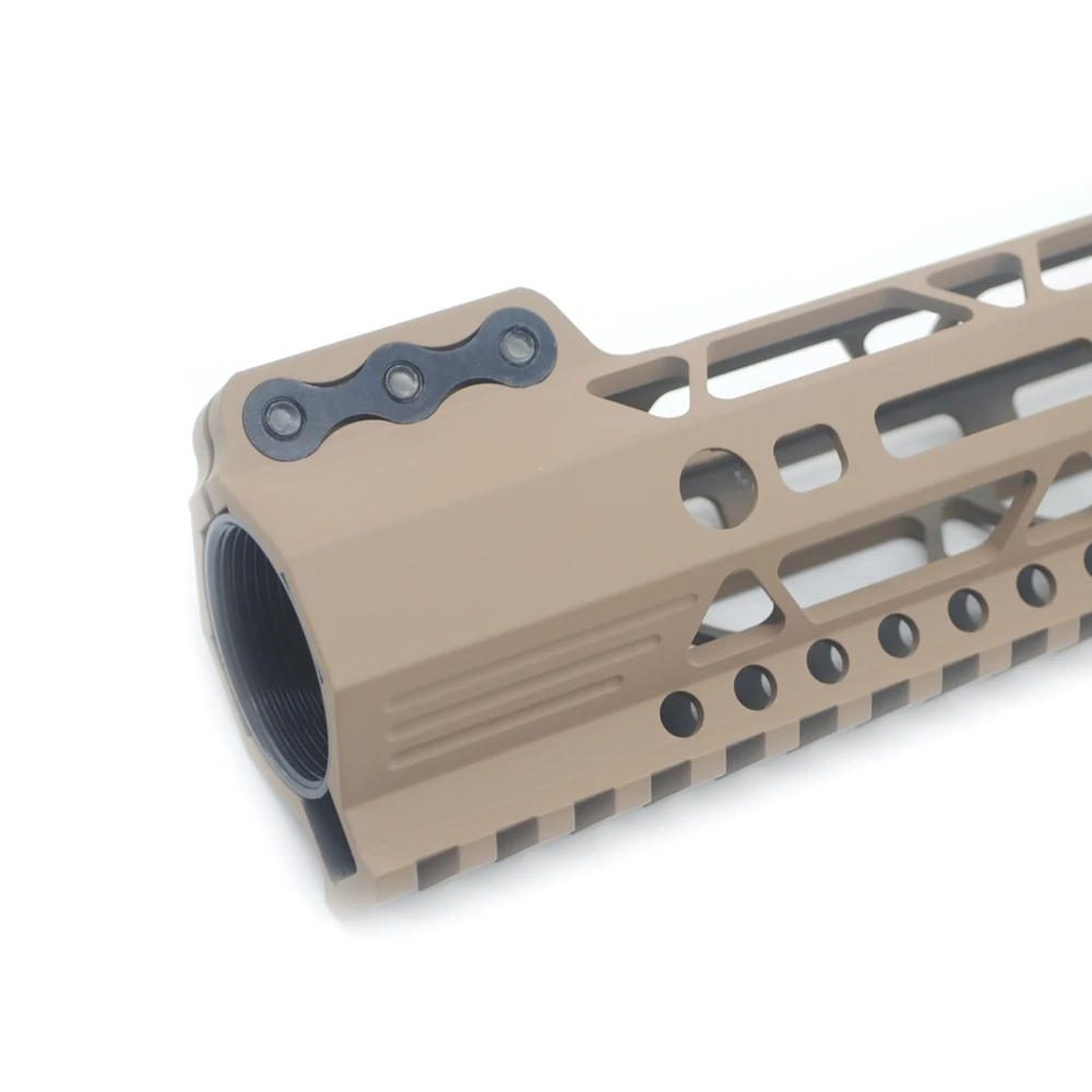 Clamp On Tan / Flat Dark Earth Tactical 17 Inches Mlok Handguard For