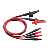 4 Wires Banana Plug To Alligator Clips Kelvin Test Lead Low Voltage Measurement Wire Cables