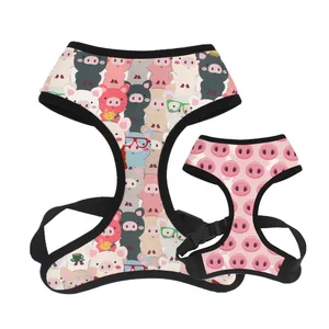 Image of New Soft Comfortable Breathable Fabric Mesh Dog Harness